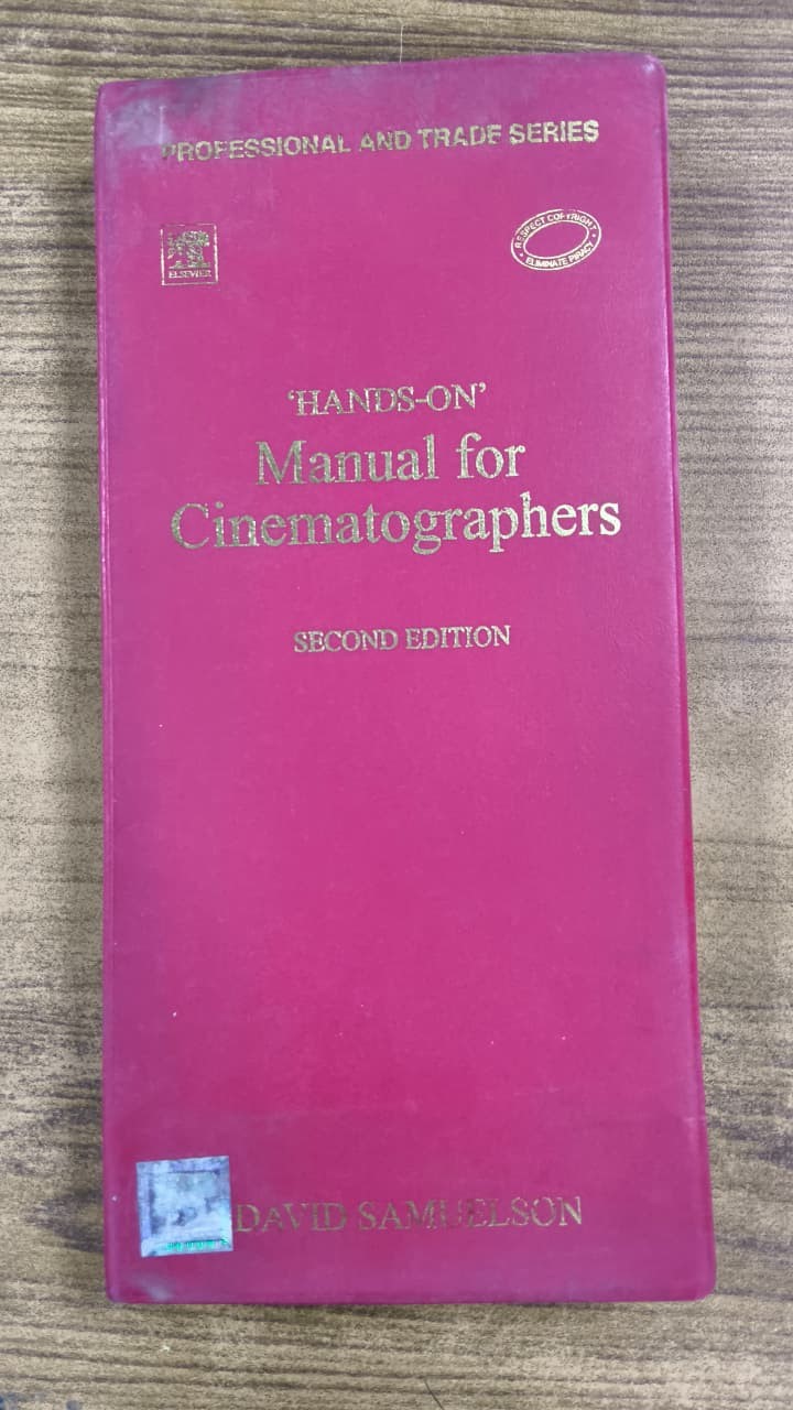 Hands On Manual For Cinematographers
